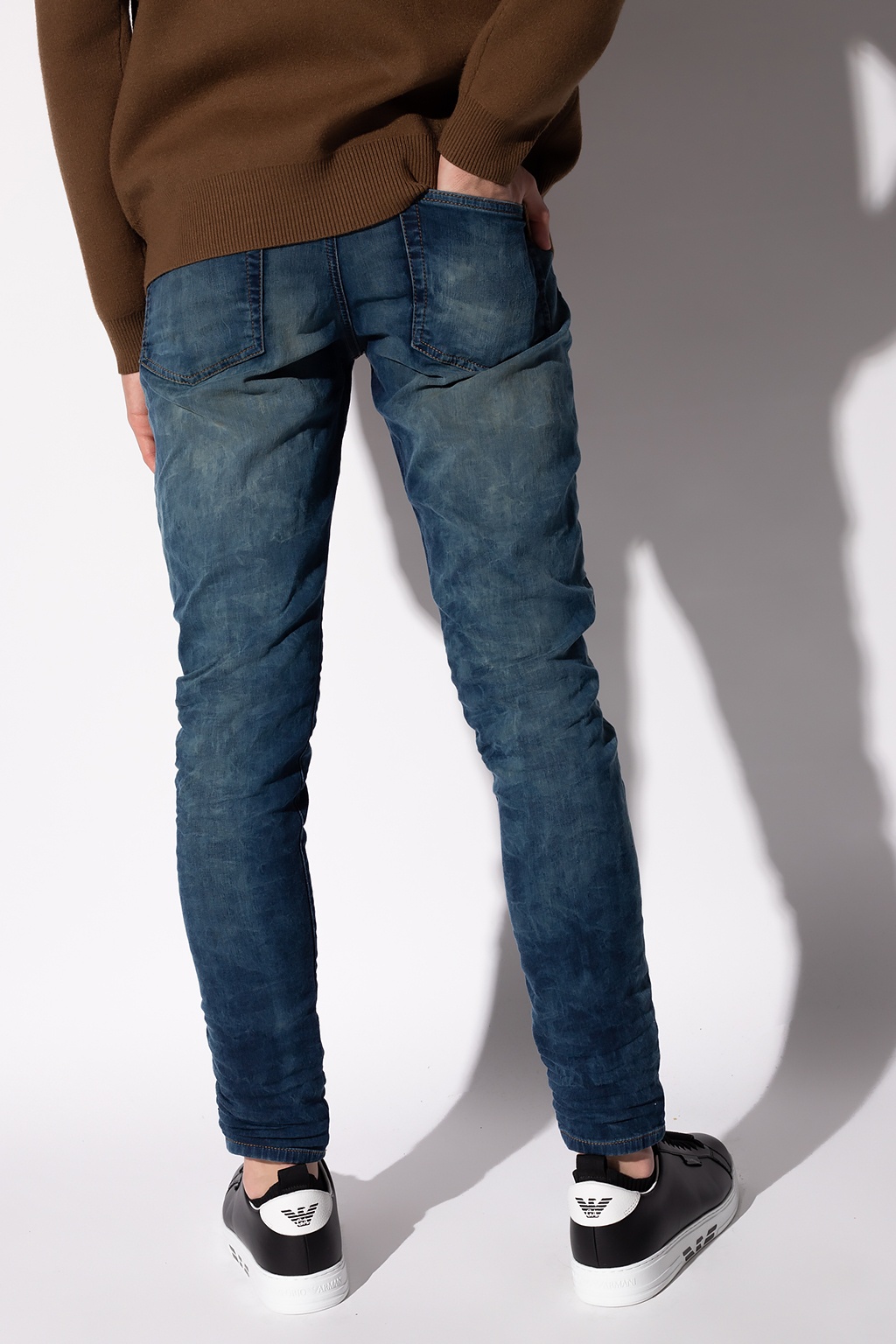 IetpShops Netherlands Strukt Jogg jeans with worn effect Diesel